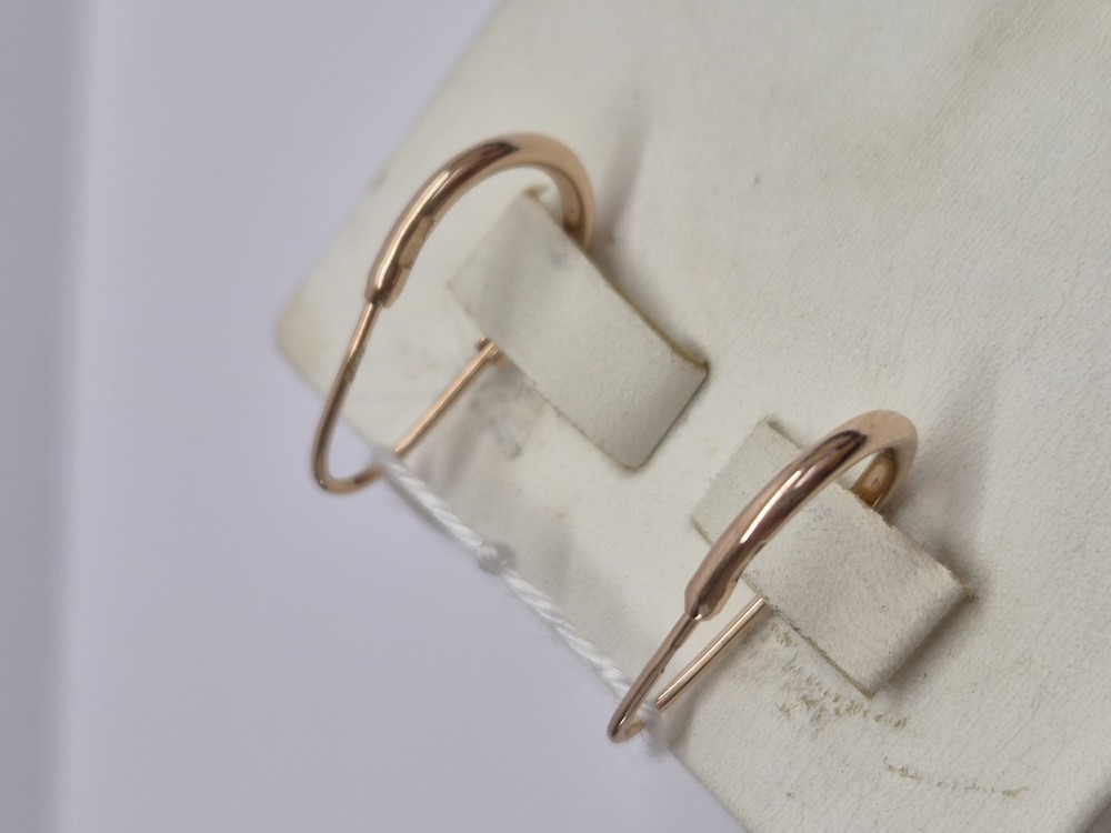 СБКМ583 СЕРЬГИ БЕЗ КАМНЯ (Au 583)