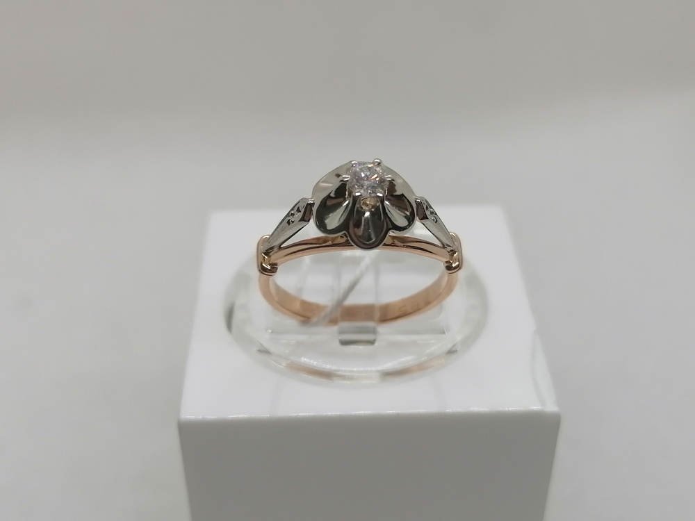 КОЛЬЦО БРИЛЛИАНТ Au 583