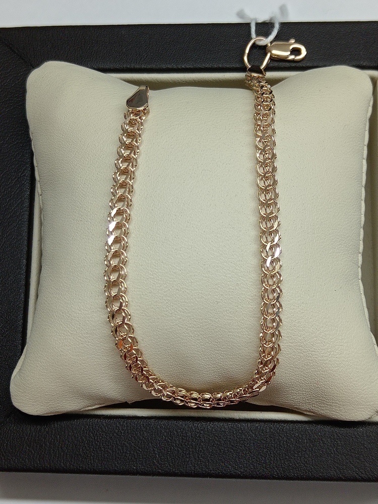 БРАСЛЕТ ПУСТОТЕЛЫЙ Итальянка (Au 585)