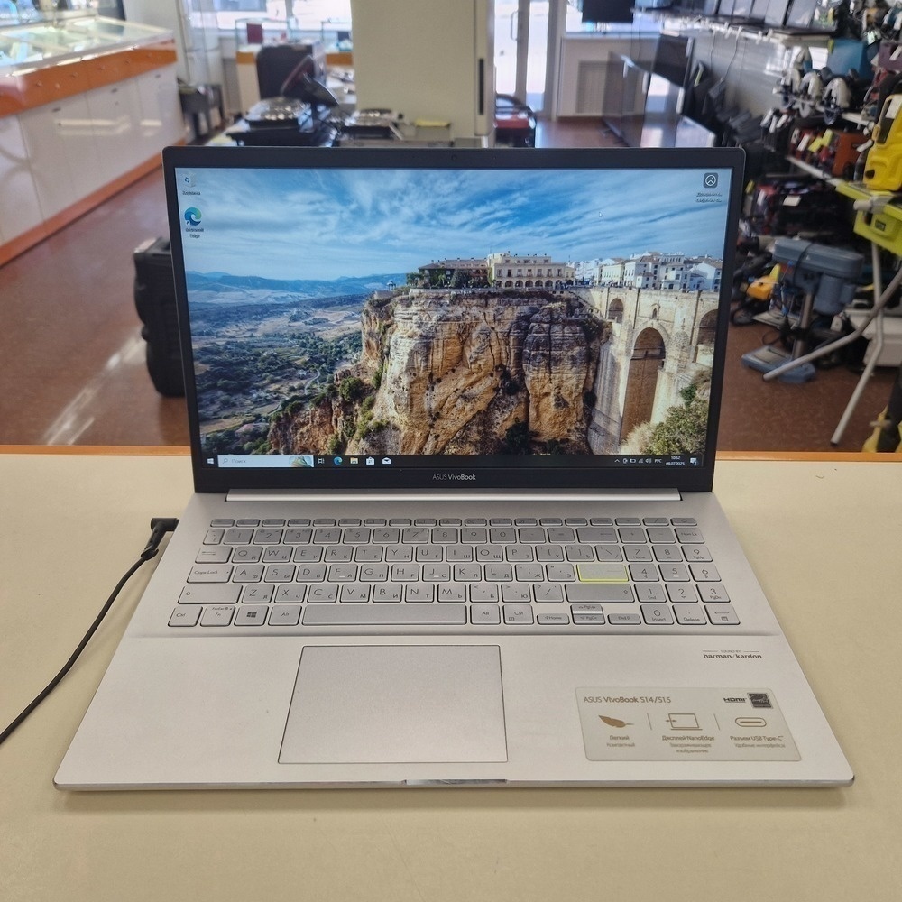Ноутбук ASUS ASUS VivoBook S15 M533IA; Ryzen 5 4500U, AMD Radeon (TM) Graphics, 8 Гб, 240 Гб, Нет