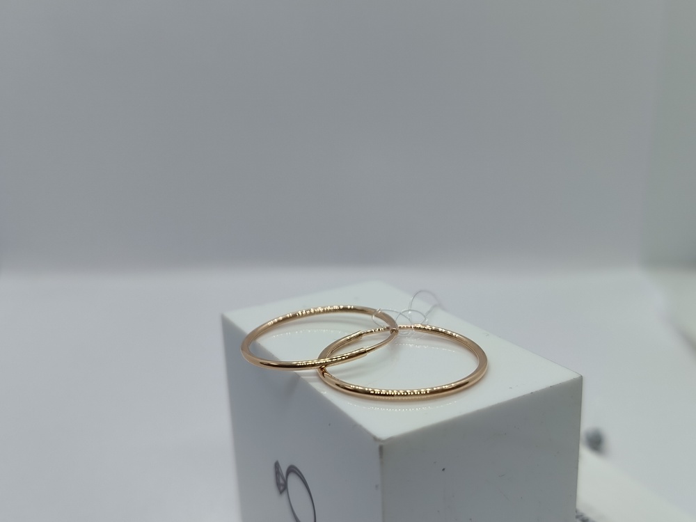 СЕРЬГИ КОНГО без камня (Au 585)