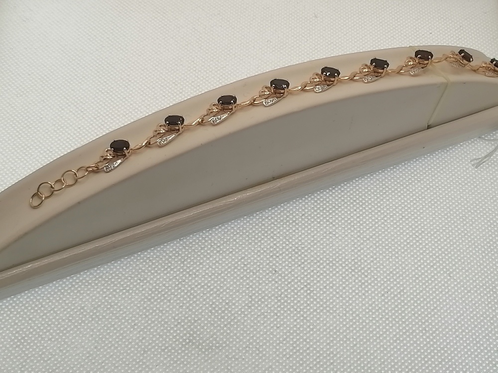 Б585 БРАСЛЕТ С КАМНЯМИ (Au 585)