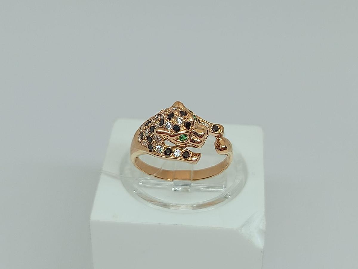 102550 КОЛЬЦО С КАМНЯМИ (Au 585)