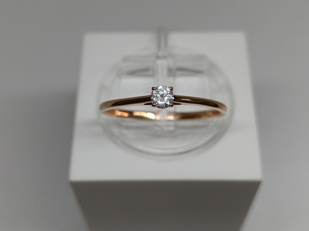 КОЛКМ585 КОЛЬЦО С КАМНЕМ (Au 585)