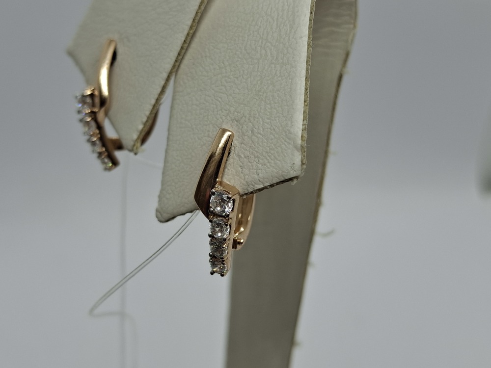 СЕРЬГИ С КАМНЯМИ (Au 585)