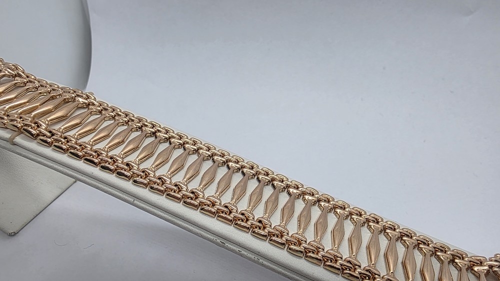 БРАСЛЕТ ПУСТОТЕЛЫЙ Фантазия Au 585