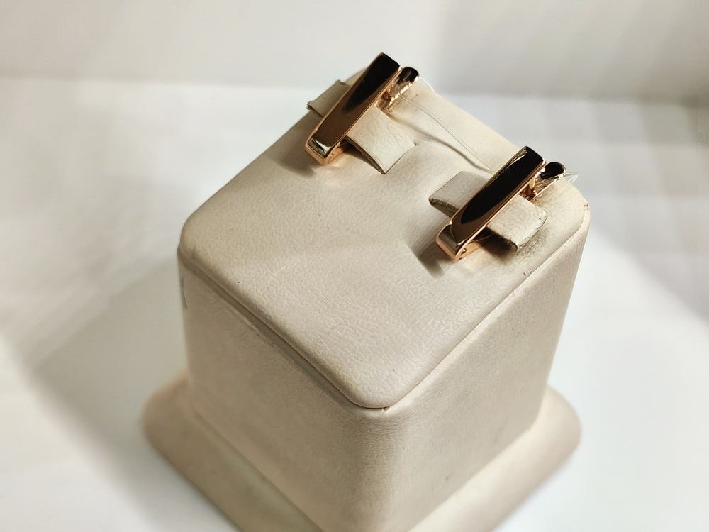 СЕРЬГИ БЕЗ КАМНЯ (Au 585)