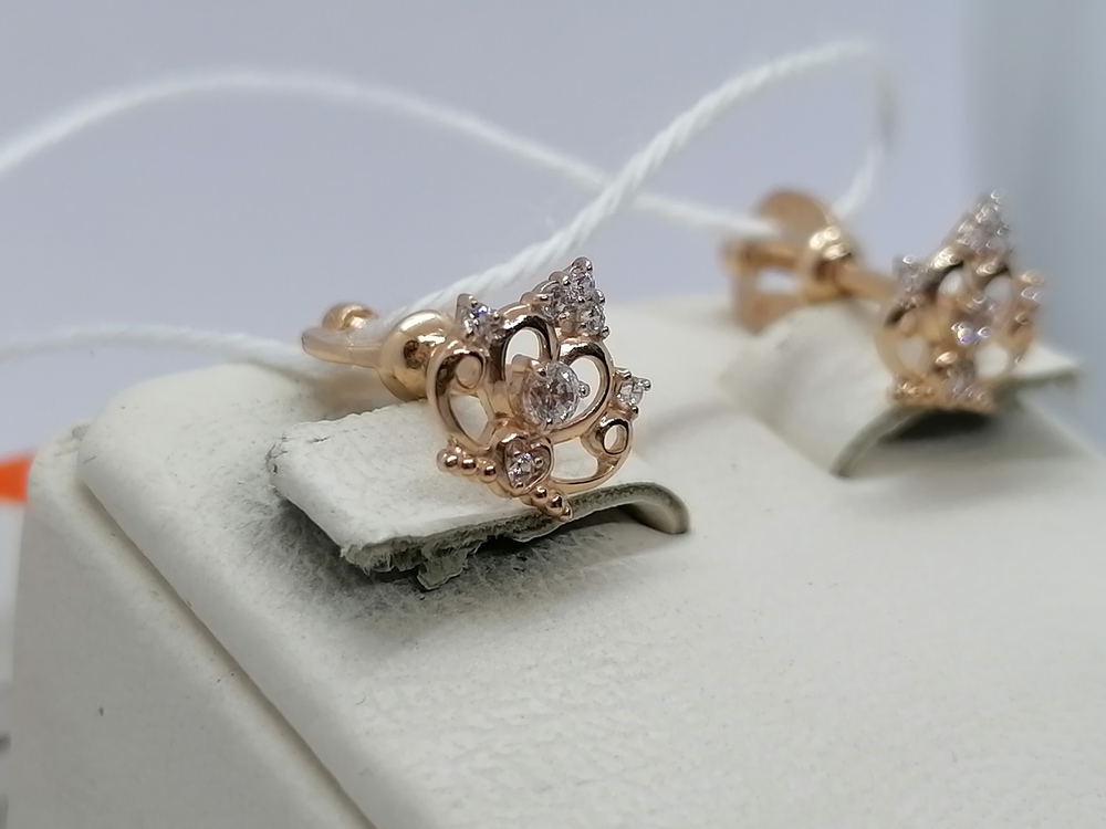 СЕРЬГИ ПУСЕТЫ (Au 585)