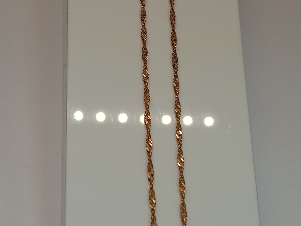 ЦЛСИ585 ЦЕПЬ ПОЛНОВЕСНАЯ Сингапур (Au 585)