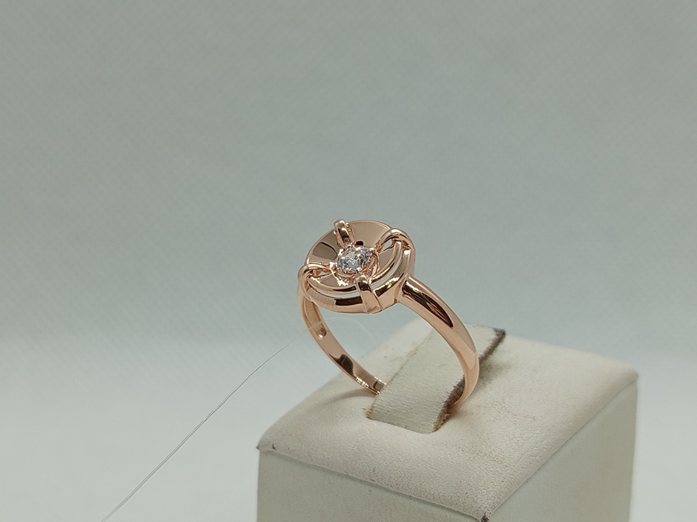 КОЛЬЦО С КАМНЕМ (Au 585)