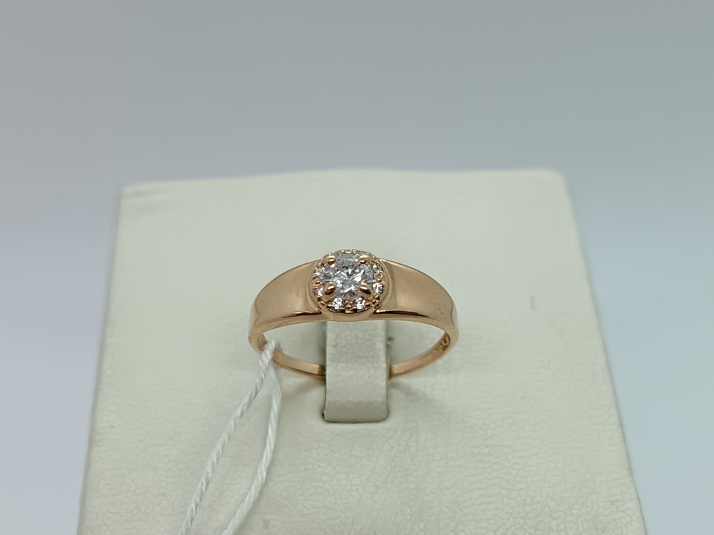 КОЛКМИ585 КОЛЬЦО С КАМНЯМИ (Au 585)