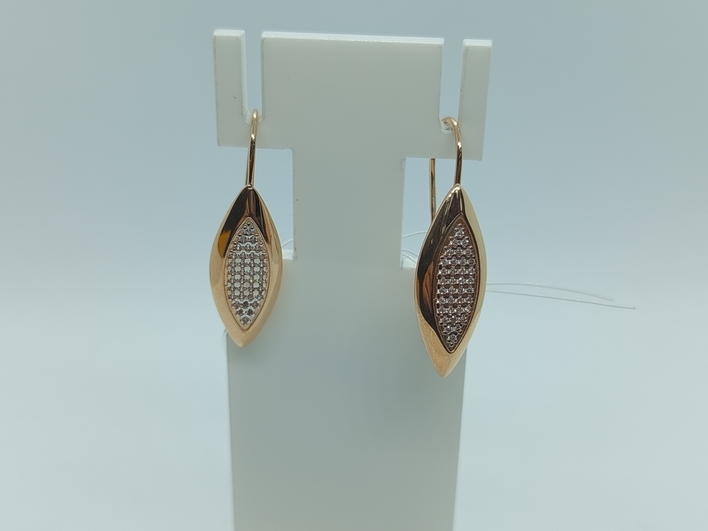 21049 СЕРЬГИ С КАМНЯМИ (Au 585)