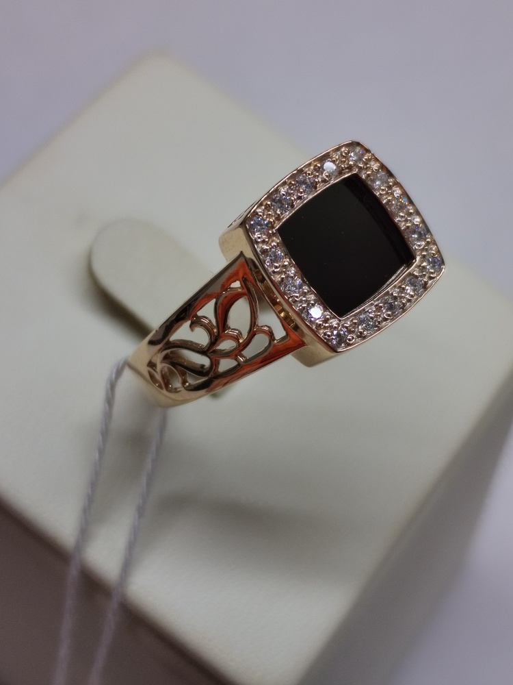 ПЕЧКМИ585 ПЕЧАТКА С КАМНЯМИ (Au 585)