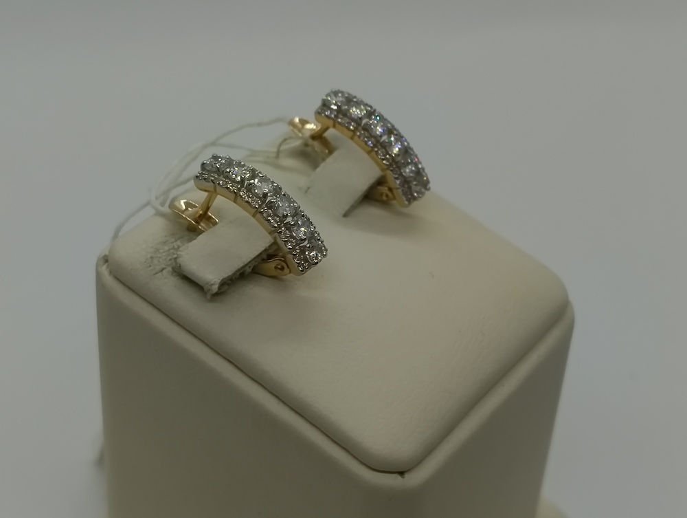 СЕРЬГИ С КАМНЯМИ (Au 585)