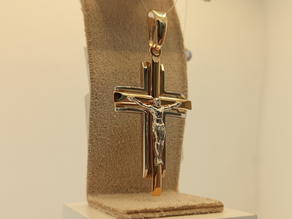 ПОДВЕСКА КРЕСТ (Au 585)