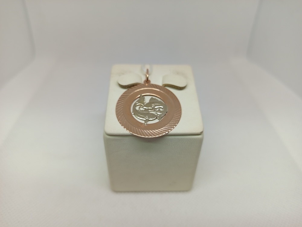 ПОДВЕСКА ЗНАК ЗОДИАКА РЫБЫ Au 585