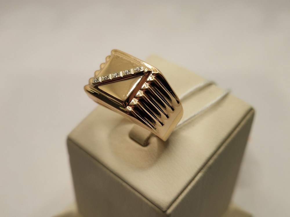 ПЕЧКМИ585 ПЕЧАТКА С КАМНЯМИ (Au 585)