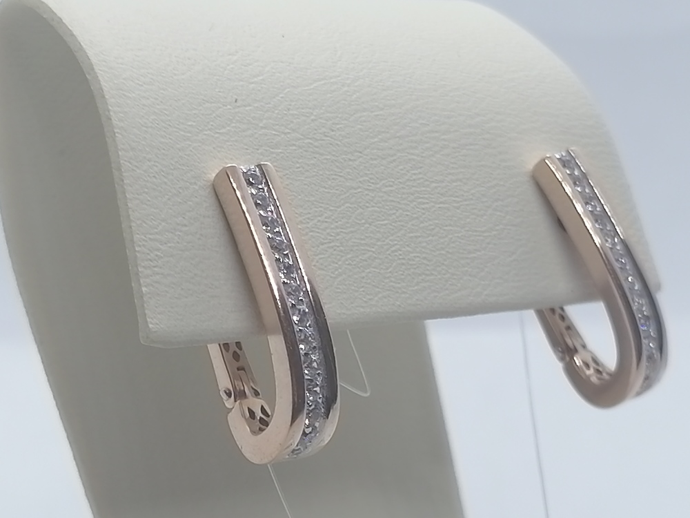 СЕРЬГИ С КАМНЯМИ (Au 585)