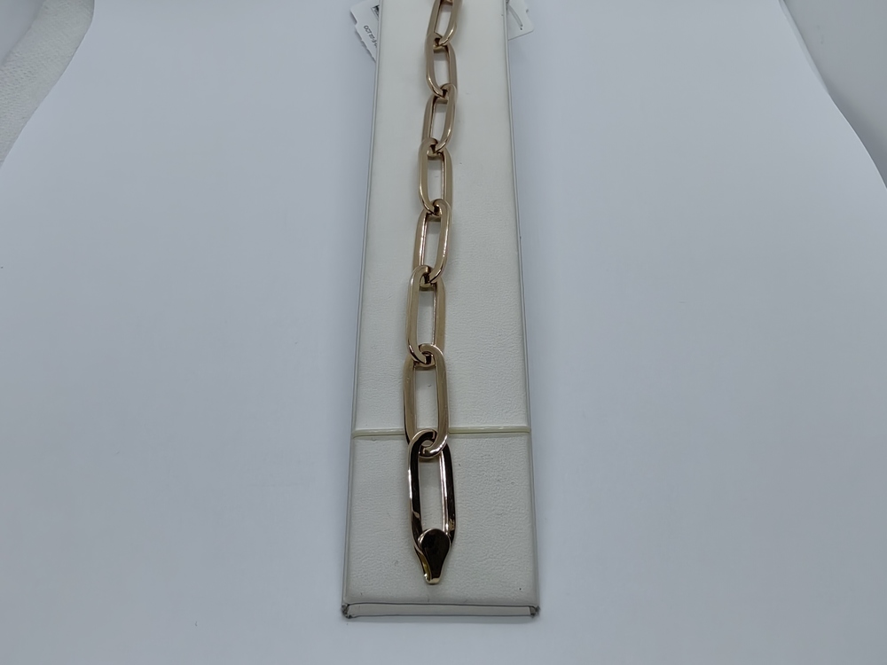 БРАСЛЕТ ПУСТОТЕЛЫЙ Якорное (Au 585)