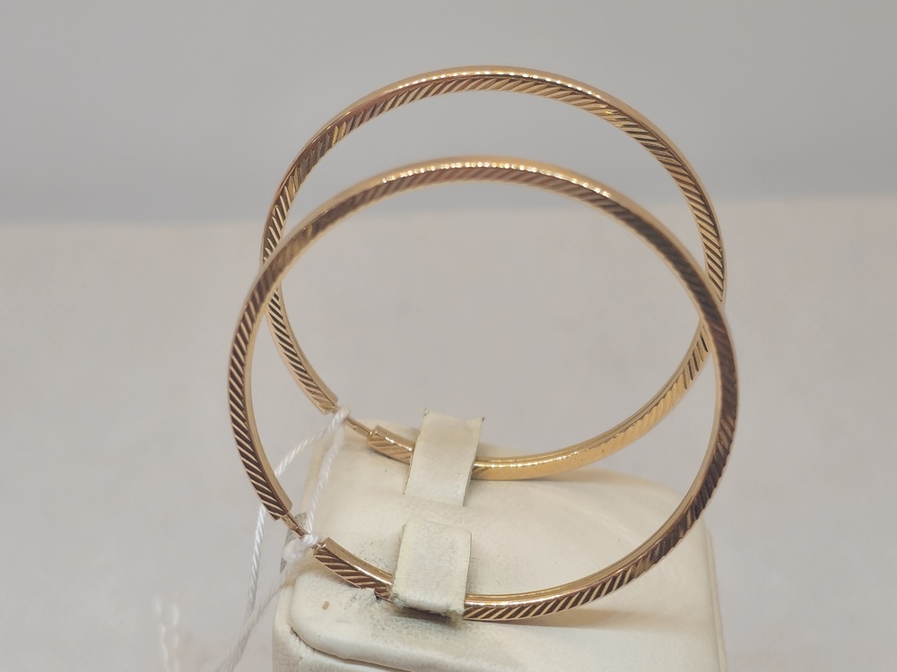 СКОН585 СЕРЬГИ КОНГО (Au 585)