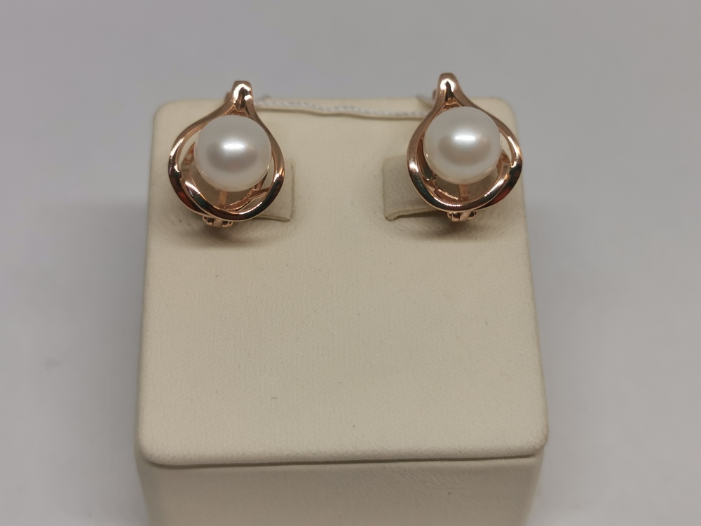 СЕРЬГИ С КАМНЕМ (Au 585)