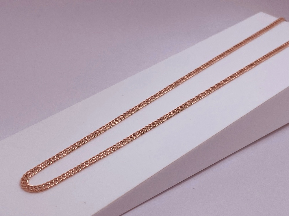 ЦЕПЬ ПУСТОТЕЛАЯ Ромб двойной (Au 585)