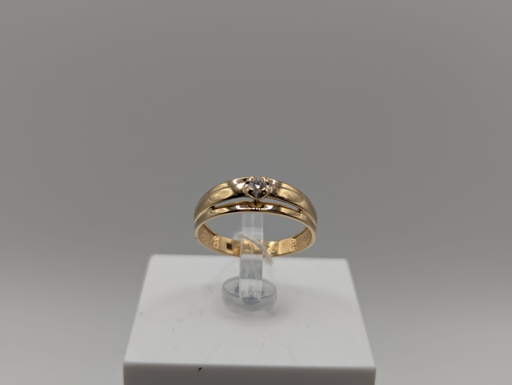 КОЛЬЦО БРИЛЛИАНТ Au 585