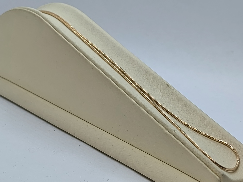 ЦЕПЬ ПОЛНОВЕСНАЯ Жгут(снейк) (Au 585)