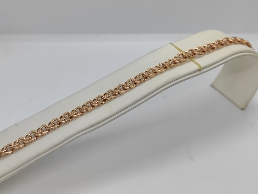 БРАСЛЕТ ПУСТОТЕЛЫЙ Бисмарк (Au 585)