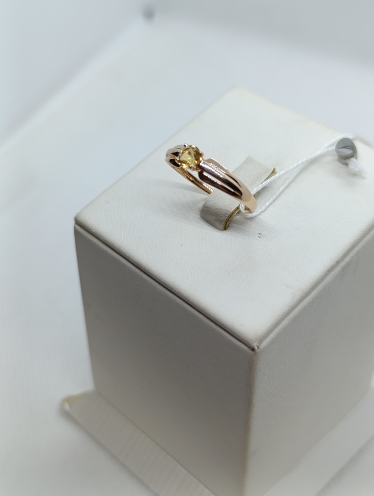 КОЛКМ585 КОЛЬЦО С КАМНЕМ (Au 585)