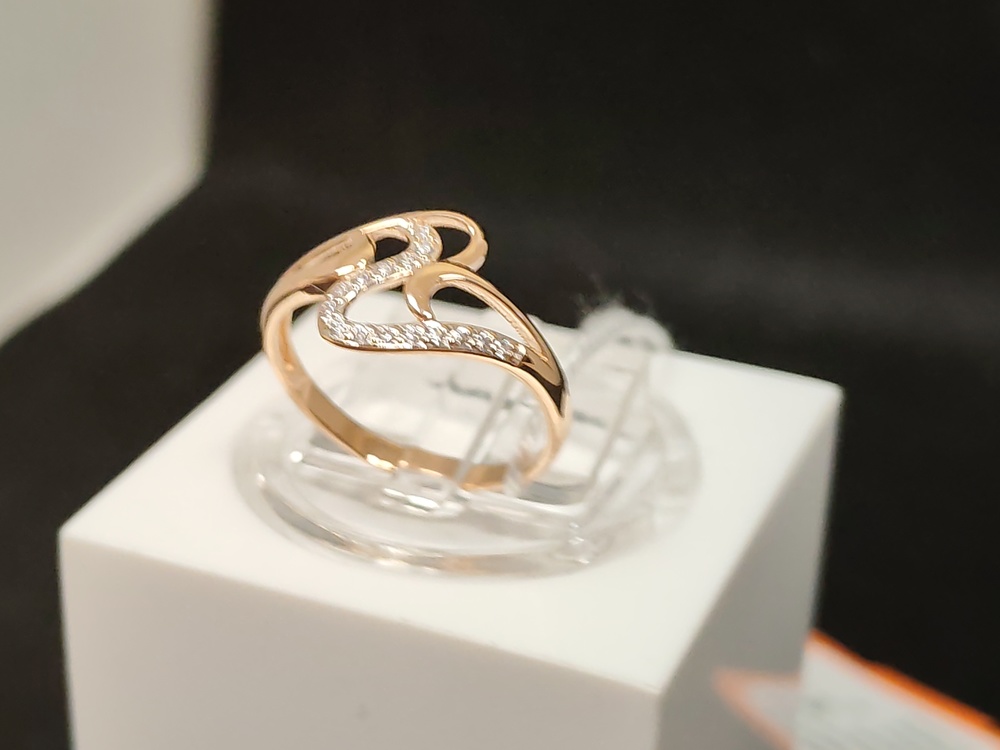 КОЛКМИ585 КОЛЬЦО С КАМНЯМИ (Au 585)