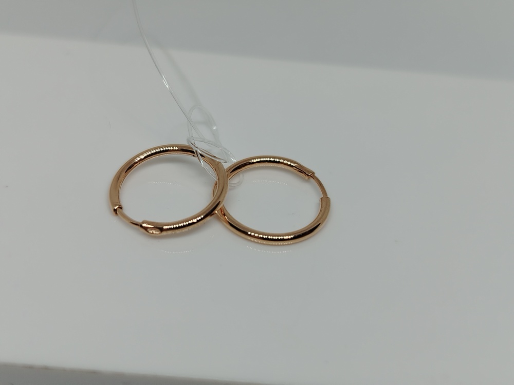 СЕРЬГИ КОНГО без камня (Au 585)