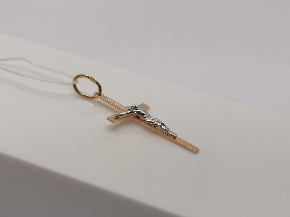 ПОДВЕСКА КРЕСТ (Au 585)