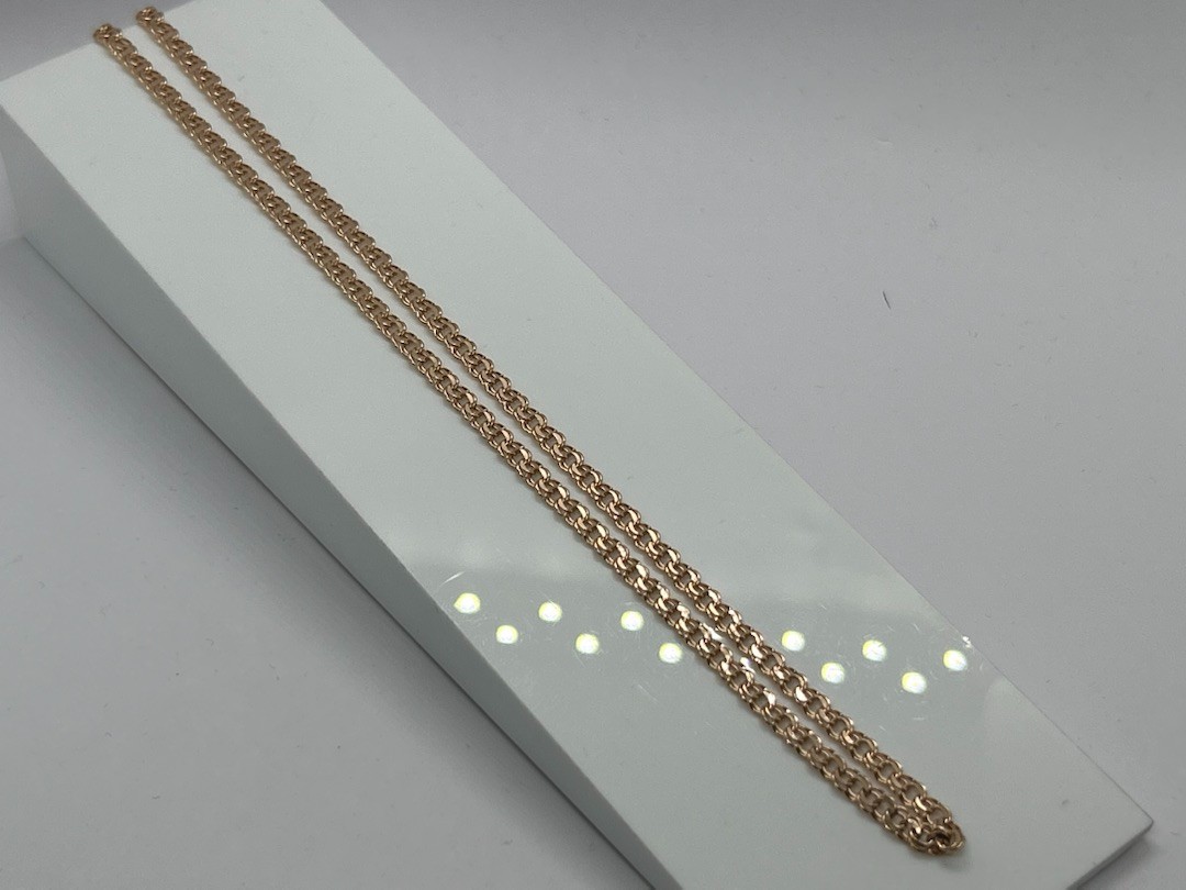 ЦЕПЬ ПУСТОТЕЛАЯ Бисмарк (Au 585)