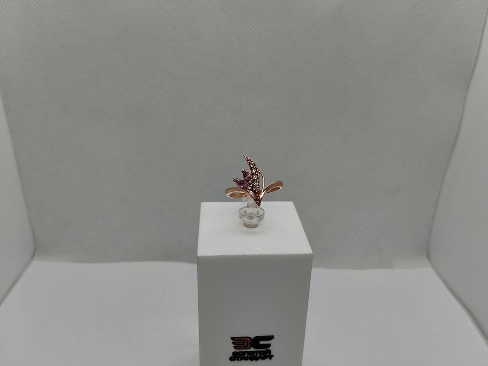 КОЛКМИ585 КОЛЬЦО С КАМНЯМИ (Au 585)