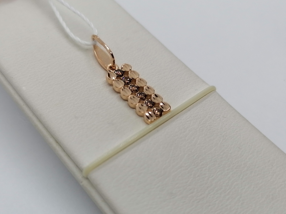 ПОДВЕСКА С КАМНЯМИ (Au 585)