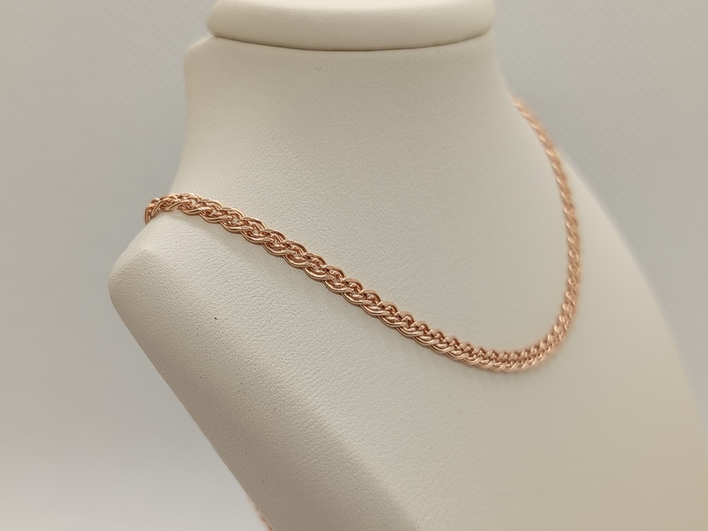 8050155П-40 ЦЕПЬ ПУСТОТЕЛАЯ Нона (Au 585)