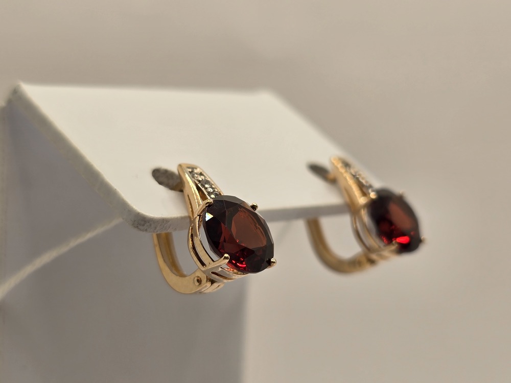 СЕРЬГИ С КАМНЯМИ (Au 585)