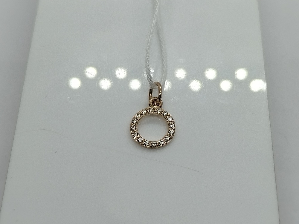 ПОДКМИ585 ПОДВЕСКА С КАМНЯМИ (Au 585)