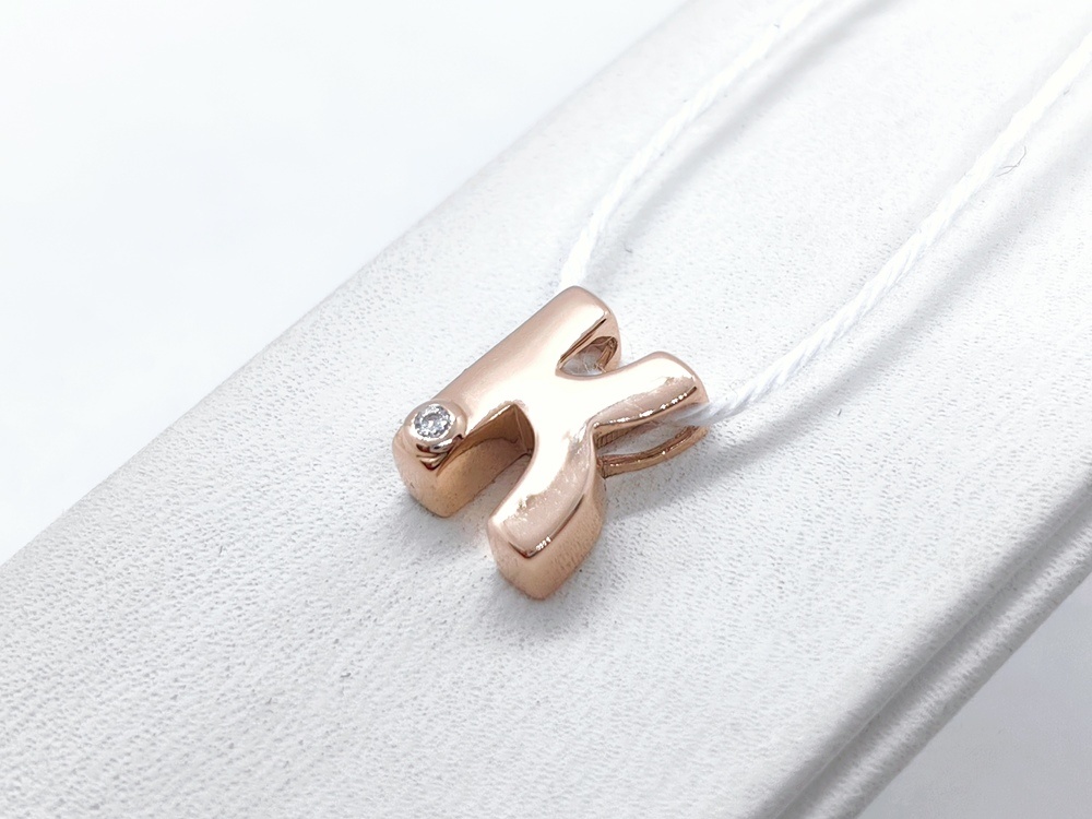 ПОДВЕСКА БУКВА К (Au 585)