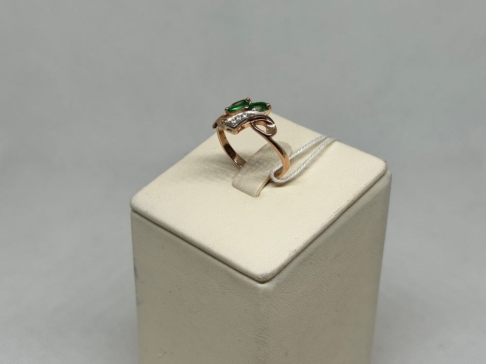 КОЛКМИ585 КОЛЬЦО С КАМНЯМИ (Au 585)