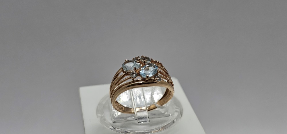 КОЛКМИ585 КОЛЬЦО С КАМНЯМИ (Au 585)