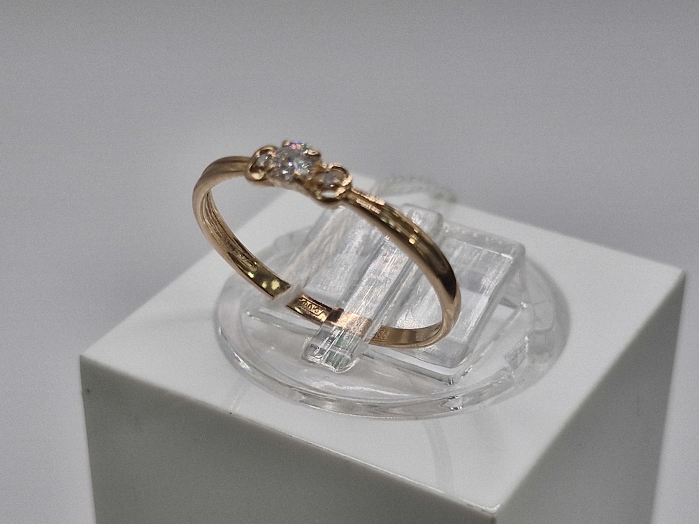 КОЛЬЦО БРИЛЛИАНТ Au 585