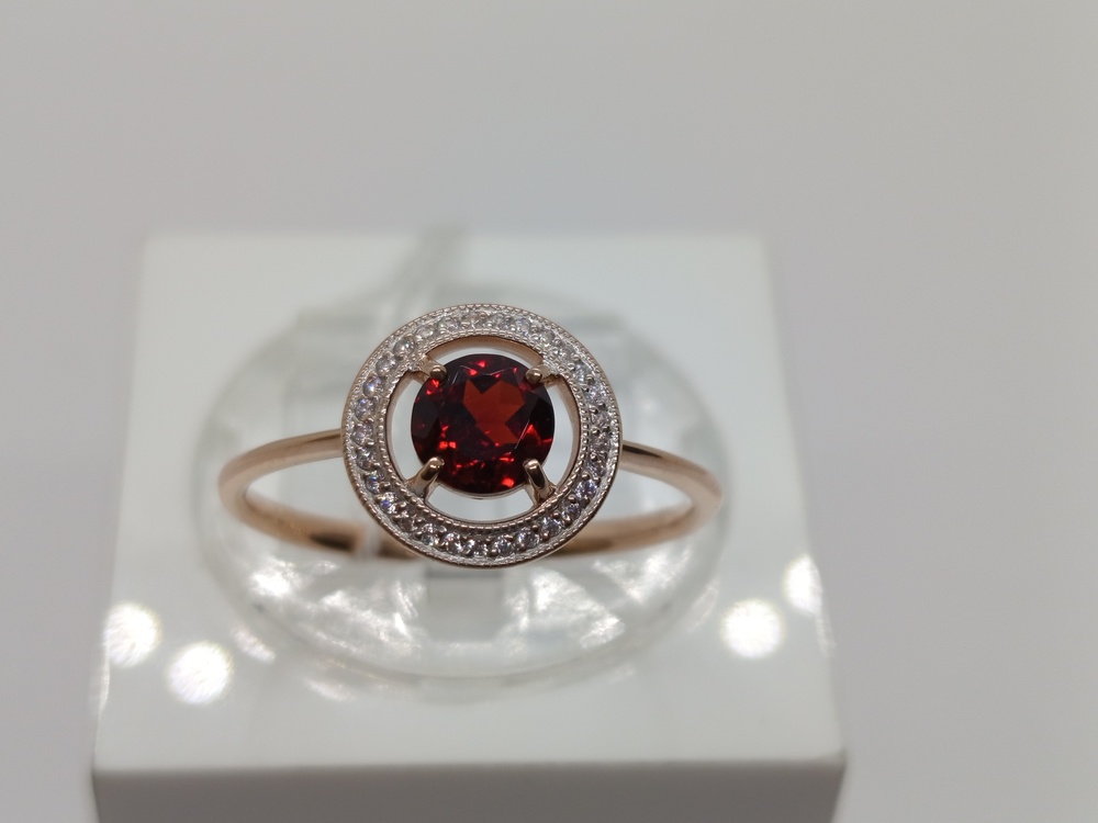 КОЛКМИ585 КОЛЬЦО С КАМНЯМИ (Au 585)