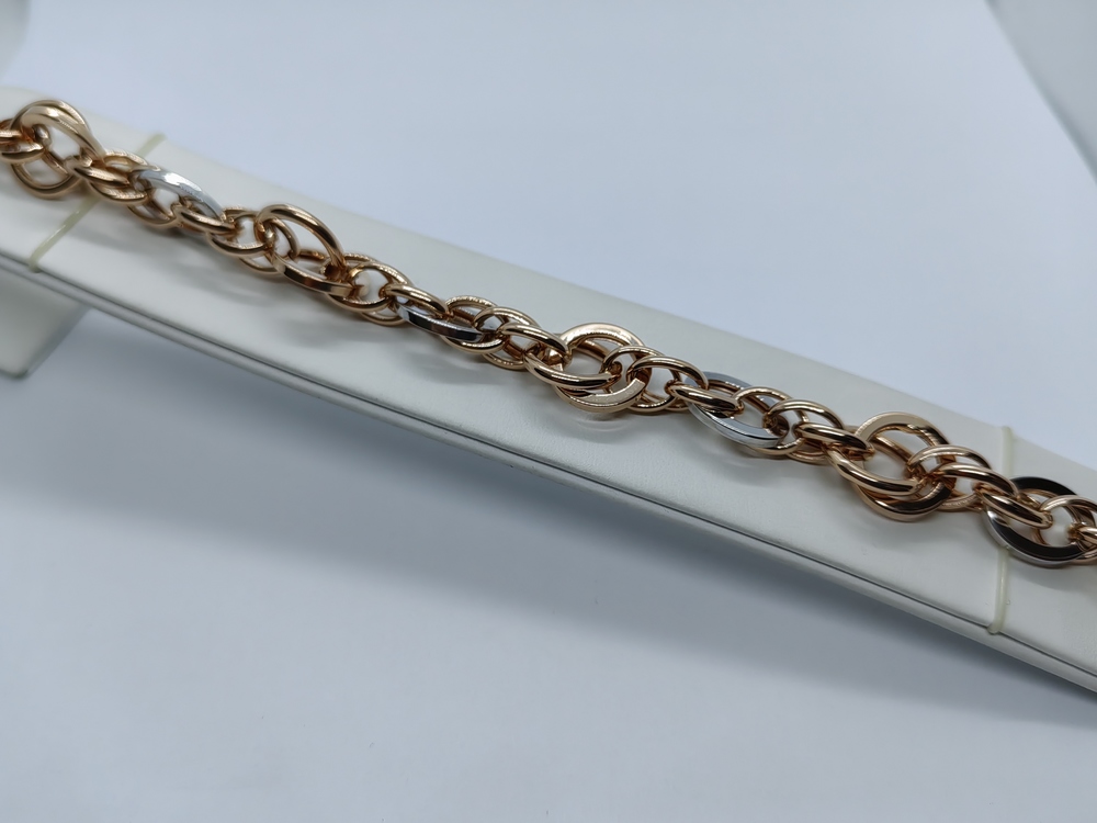 БРАСЛЕТ ПУСТОТЕЛЫЙ Фантазия (Au 585)