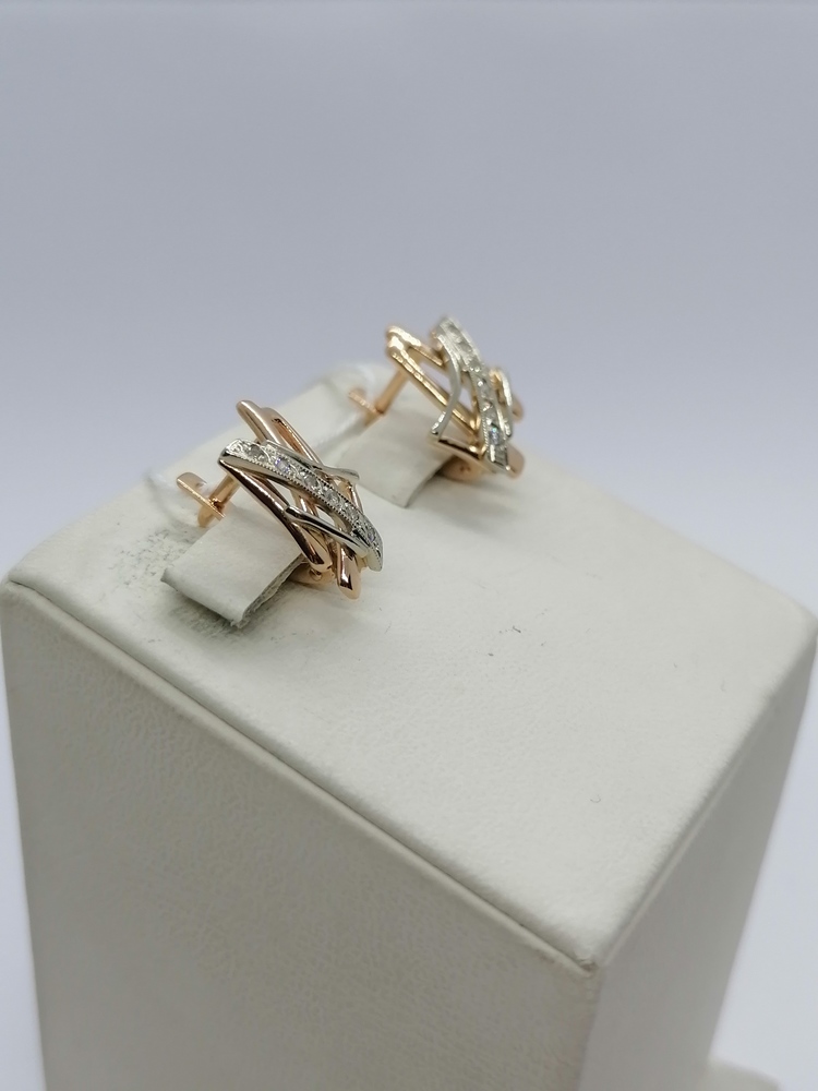 СЕРЬГИ С КАМНЯМИ (Au 585)