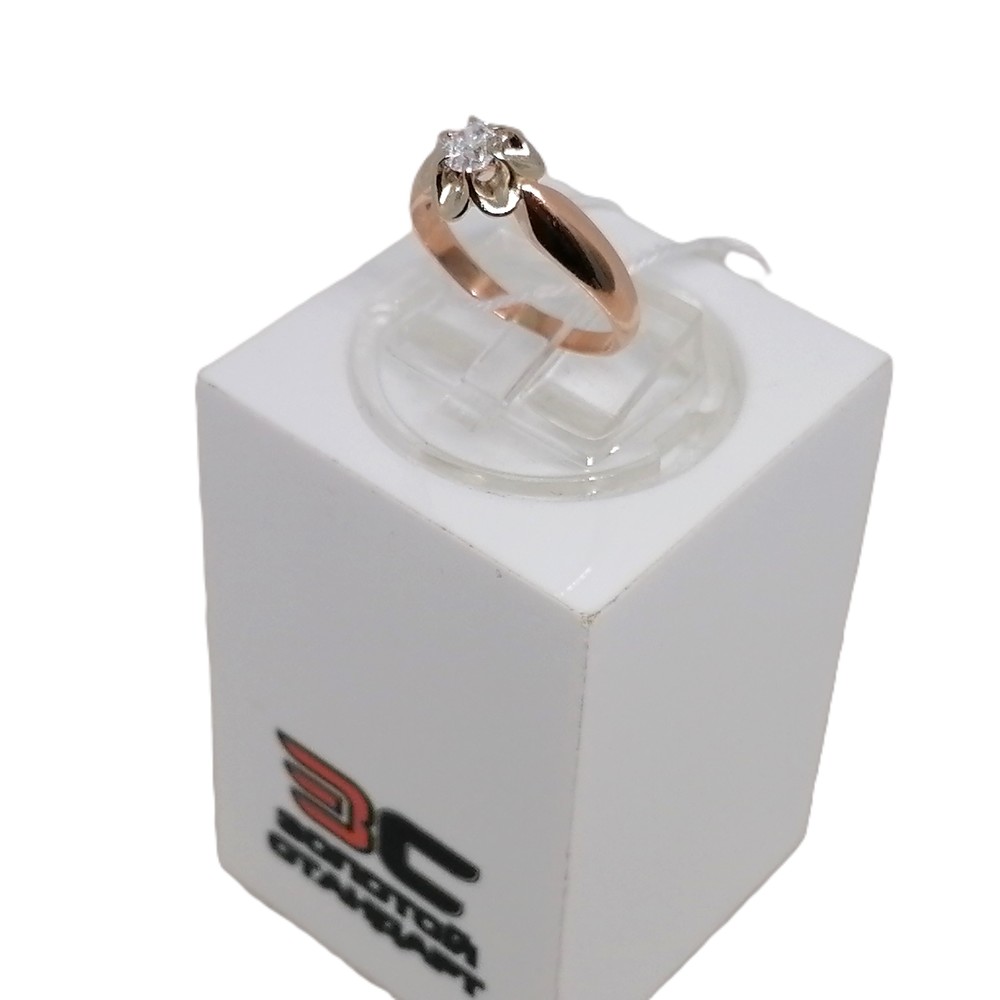 КОЛКМ585 КОЛЬЦО С КАМНЕМ (Au 585) КОЛКМ585 КОЛЬЦО С КАМНЕМ (Au 585)