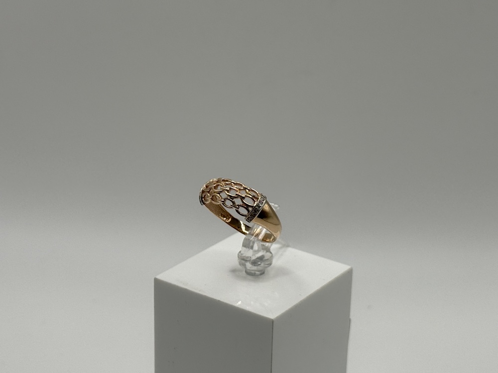 КОЛКМИ585 КОЛЬЦО С КАМНЯМИ (Au 585)