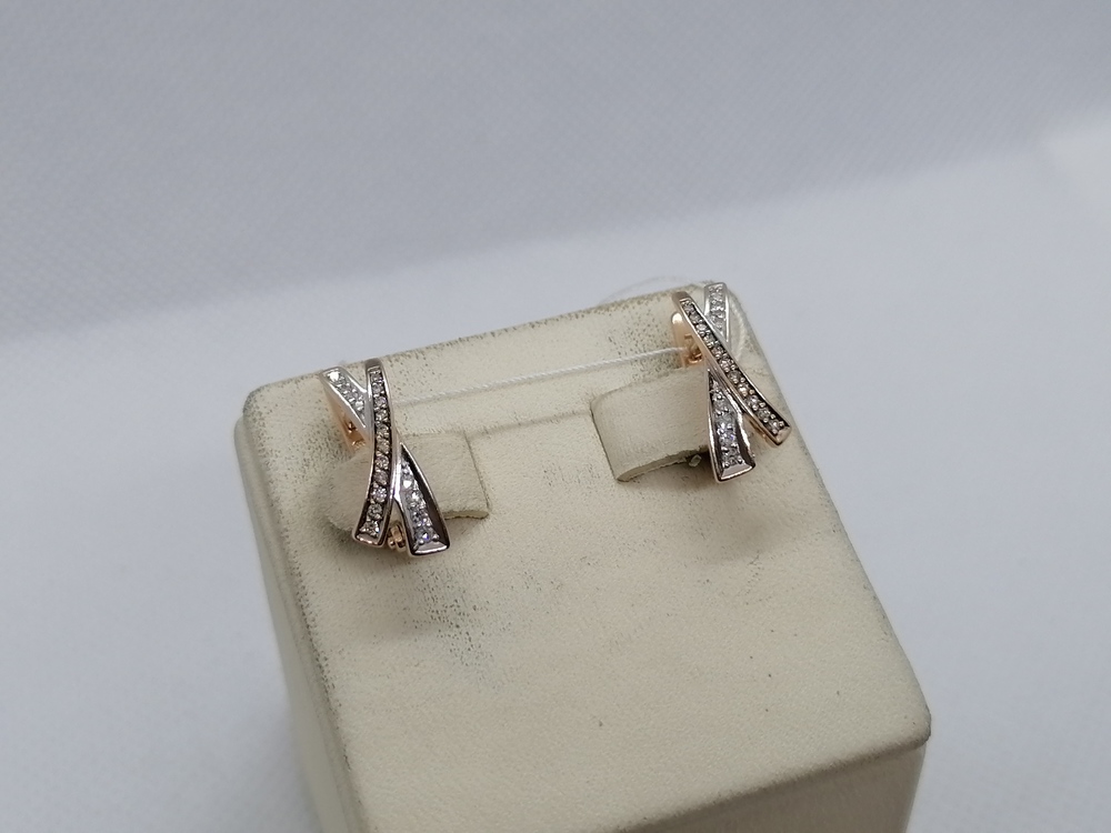 СЕРЬГИ БРИЛЛИАНТ (Au 585)