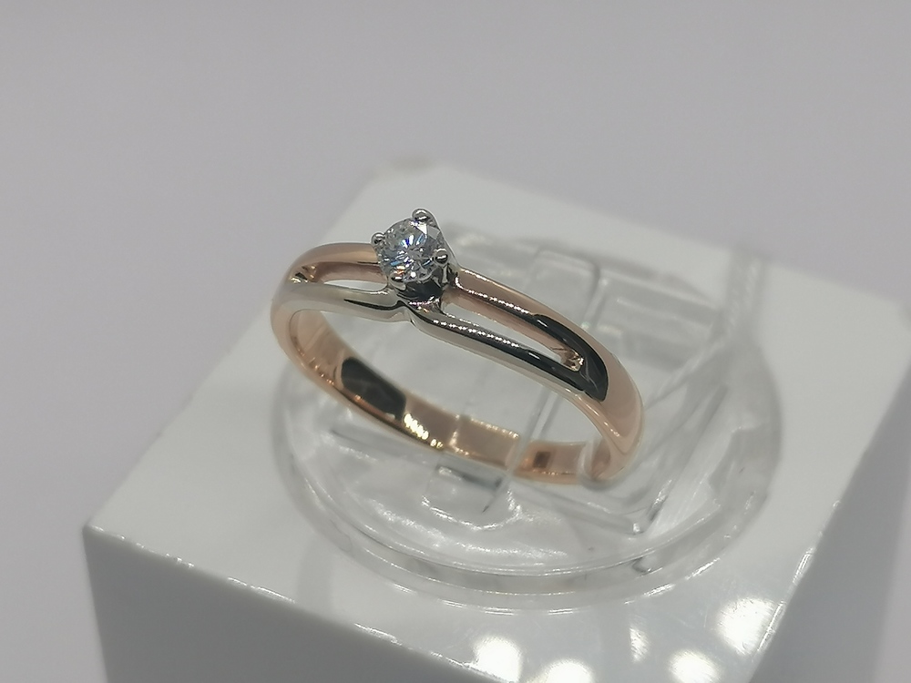 КОЛЬЦО БРИЛЛИАНТ Au 585